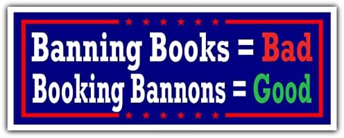 Стивън Бэннону обвинен В Това, че Бэннон Поръчвал Добри Забранени Книги, Лоши Смешни Политически Стикери 3x8