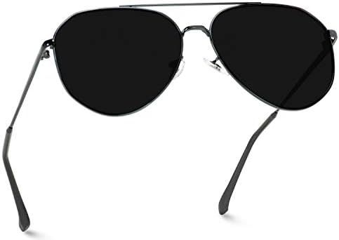 Поляризирани Слънчеви очила-авиатори WearMe Pro за жени и Мъже | Защита от uv | Светлоотразителни лещи | Розови, Сини, Черни Авиатори