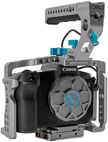 KONDOR BLUE R5/R6/R Пълна втулка с горната дръжка, която е съвместима с камера Canon | Система за бързо изключване Arca | 70 + Точки