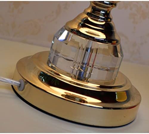 Дебела Европейската Декоративна Настолна Лампа от Прозрачен Кристал Класическа Тъканта, Спалня, Хол, Кабинет Led Осветление Златни