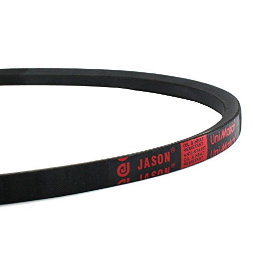 Клиновой колан на Джейсън Industrial A44 4L460, Секция A / 4L, естествен каучук / SBR / Полиестер, Външна дължина 46 см, ширина на горната