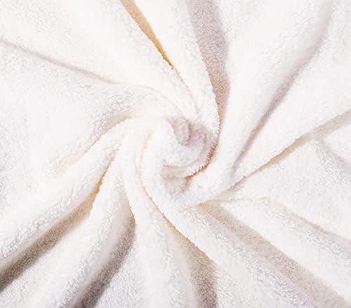Nifyto Премиум Бяло Детско Кърпи за баня с качулка във формата на Еднорог | градините или коралово Кърпи за баня с качулка | Ултра