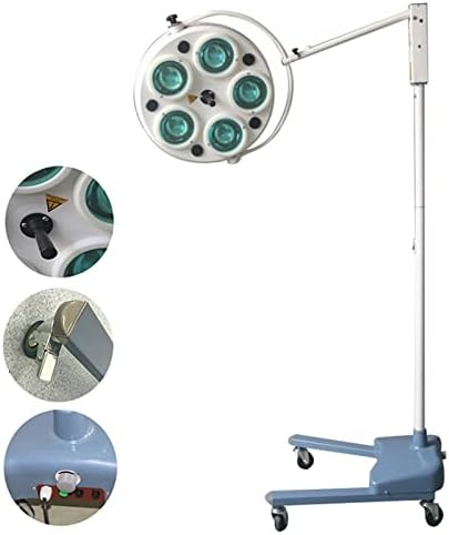 Мобилна халогенна операционна лампа, без сенки, лампа за разглеждане на хирургическа