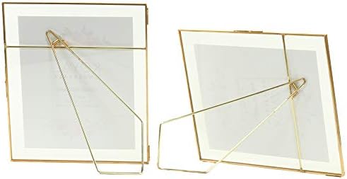 Плаващи Рамка от Пресована Стъкло Koyal на Едро, 10 x 12, 4 опаковки с Подкрепа, Хоризонтални / Вертикални