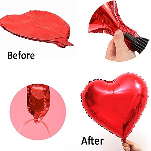 18-инчови червени майларовые балони във формата на сърца, балони балони за Деня на Свети Валентин, сватбен декор за годеж, 10 бр