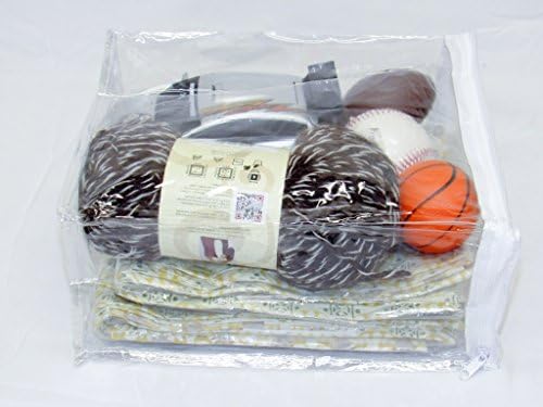 Квадратна чанта за съхранение в гардероба Oreh Homewares от ултра силна винил с цип (прозрачен) за пуловери, одеала, предмети на декоративно-приложното