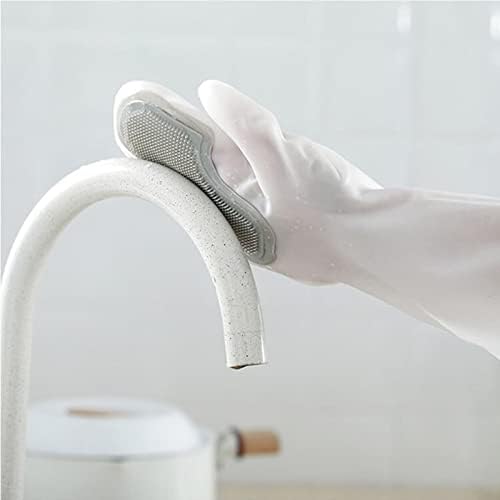 Магическите ръкавици за миене на съдове - [ново] Водоустойчиви гумени ръкавици за миене на съдове за кухня, баня, превозно средство и