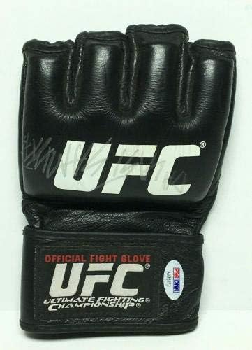 Джейсън Милър, Подписано Бойцовские Ръкавици Шампион на UFC в полусредна категория на PSA AB35272 - Ръкавици MLB С Автограф