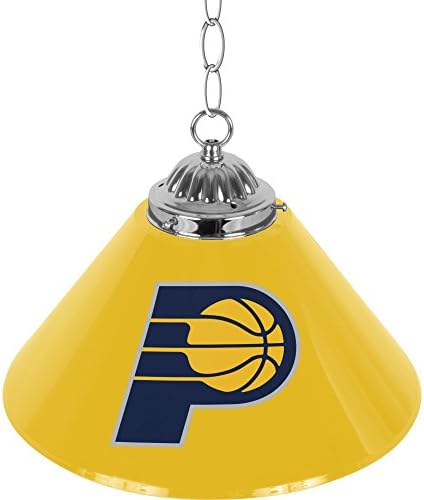 Лампа за игри стая NBA Indiana Pacers с един Абажуром, 14 инча