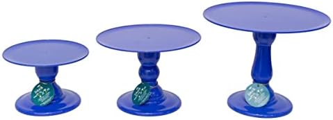 Цветен комплект от 3 на каботажните за торта от ABS-пластмаса SO BOLEIRAS (Bic Blue), лесна за използване на концепцията за по-творческата