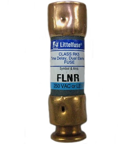 Двухэлементный предпазител с временна закъснение Littelfuse FLNR025 UL клас RK5, 25 ампера, 250/125 В