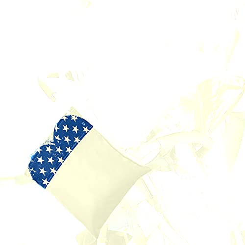 visesunny Ретро Американски Флаг Сърцето, 2 бр., Влажна чанта с Джобове с цип, Моющаяся, Множество, Голям за Пътуване, плаж, басейн,