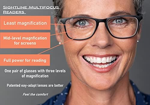Sightline H109 Многофокусные очила за четене средна и тясна засаждане