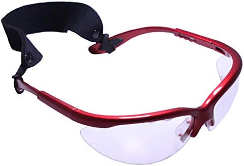 На разположение на защитни очила за ракетбола Python Xtreme View (черен, бял, син, червен)
