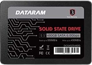 Твърд диск Dataram 480GB 2.5 SSD, Съвместима с ASUS Prime H270-PLUS/CSM
