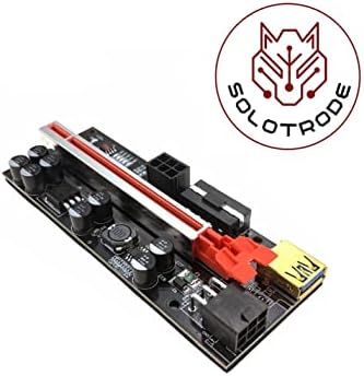 Solotrode PCI-E Risers, 8 Кондензатори, 6 светодиоди - 6 бр.