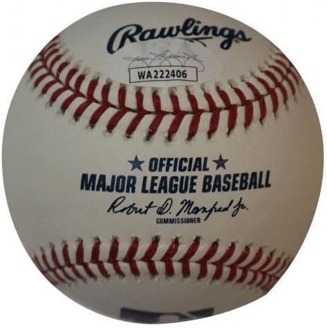 Влад Гереро Младши и Владимир Гереро Старши С Автограф OML Baseball JSA 36505 - Бейзболни топки с Автографи