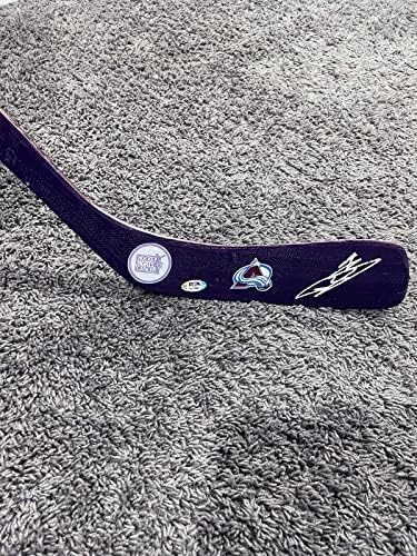 БОУЕН БАЙРАМ Колорадо Аваланш ПОДПИСА Хокейни Мачове Cancer Stick Blade PSA COA - Стик за хокей в НХЛ с автограф