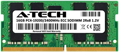 Оперативна памет A-Tech 16 GB DDR4 2400 Mhz PC4-19200 (PC4-2400T) CL17 ECC sodimm памет 2Rx8 1,2 В, с 260 контакти за микросервера, работни