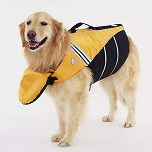 LXYDD Спасителна Жилетка за Кучета, Защитно Облекло, Спасителни Жилетки, Облекло за Плуване, Летни Бански костюми за Малка Голямо Куче,