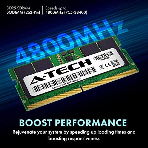A-Tech 32 GB оперативна памет, Съвместима с игри на лаптоп ASUS ROG Zephyrus G14 GA402RJ|DDR5 4800 Mhz PC5-38400 sodimm памет 2Rx8 Актуализация