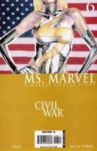 Мис Марвел (2 серия) 6 VF ; Комиксите на Marvel | Гражданска война Дейвид Мак