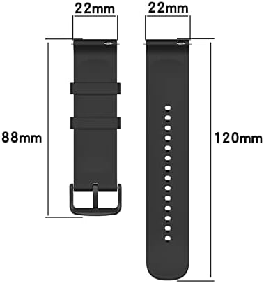 EEOM Модни Обикновена каишки за ръчни часовници Huawei Watch 3 Watch3 GT2 GT 2 Pro, Аксесоари за умен-на часа, Издръжлив Силикон каишка