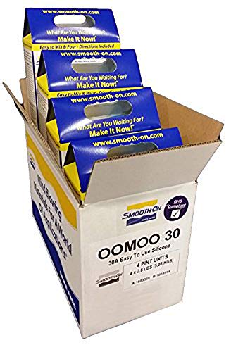 Smooth-on OOMOO 30 - Масова партия - 1 Калъф с 4 комплекта - Общо 8 халби силикон
