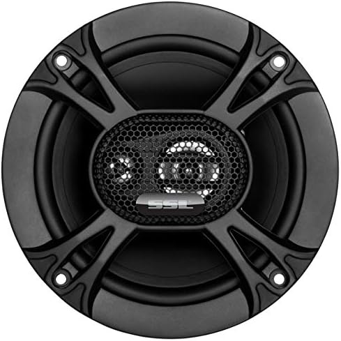 Sound Storm Laboratories SSL EX365 6,5 150 W 3-Лентов Автомобили Коаксиален аудио система Черно с Поли Инжекционным БАС-високоговорител и съпротивление 4 Ω