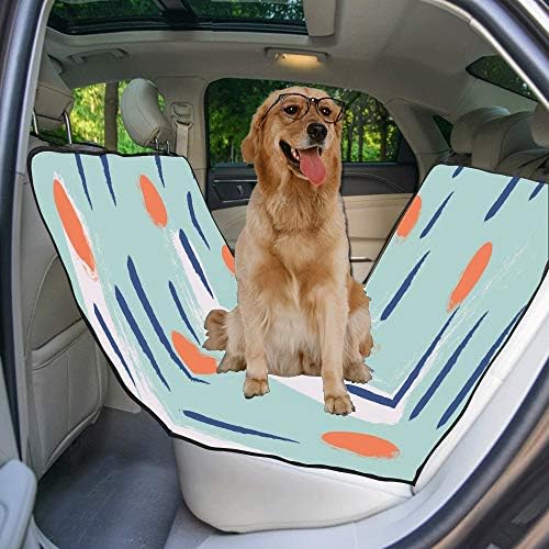 Калъф за седалка кучета ENEVOTX, Обичай, Ръчно Рисувани, Стил, Дизайн, Креативна Печат, Покривала за автомобилни седалки за Кучета, Водонепроницаемое Нескользящее Трай